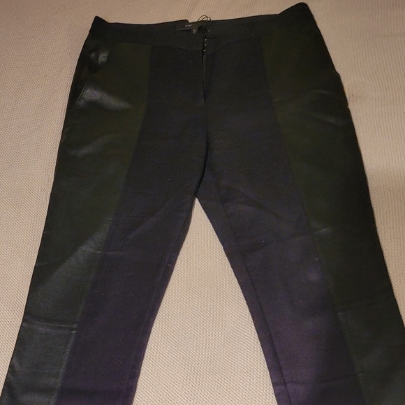 BCBGMAXAZRIA Brennan Faux Leather paneled pants - Picture 4 of 9